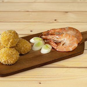 Croquetas Gambones Puerro